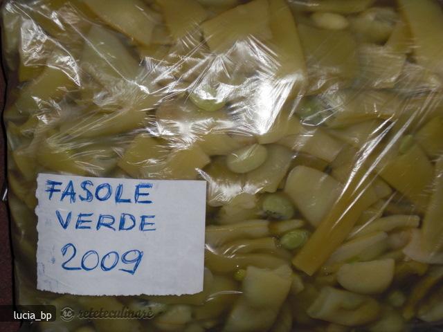 Fasole Verde, Conservata Pentru Iarna