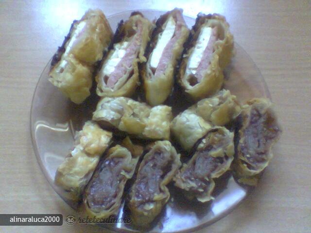 Foietaj cu Gem de Capsuni si cu Nuca