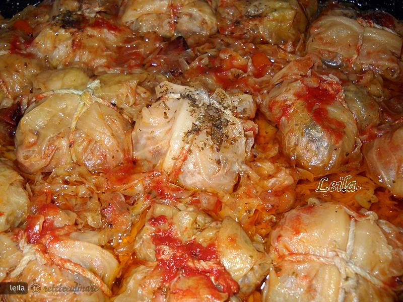 Pachetele in Foi de Varza Dulce