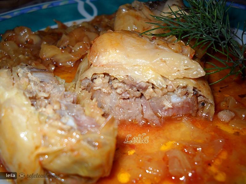 Pachetele in Foi de Varza Dulce