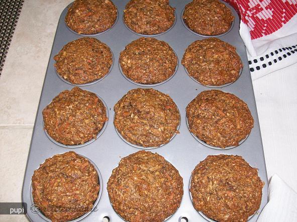 Muffins cu Seminte de In si Tarate de Ovaz