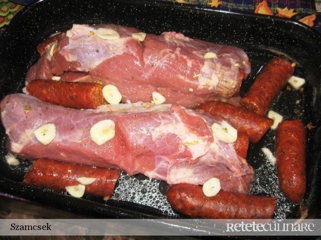 Muschi de vitel umplut cu carnat