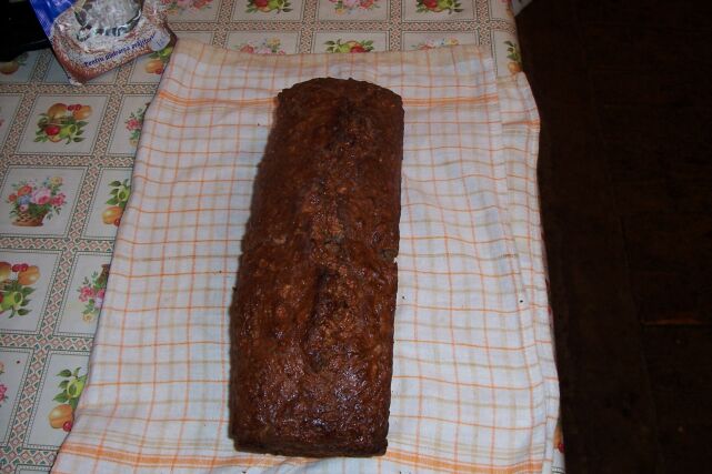 Chec cu Banane si Nuci