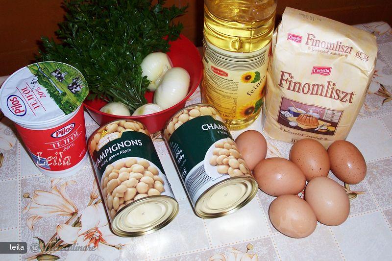 Placinta cu Ciuperci - Gombas Pirog
