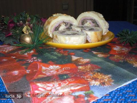 Rulada cu Cas (Cascaval) si Ciuperci