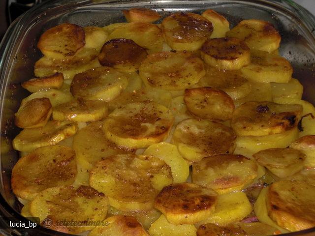 Cartofi cu Ceapa Caramelizata si Otet Balsamic Kalamata
