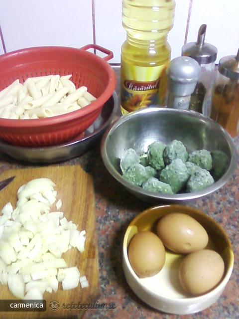 Penne cu Spanac