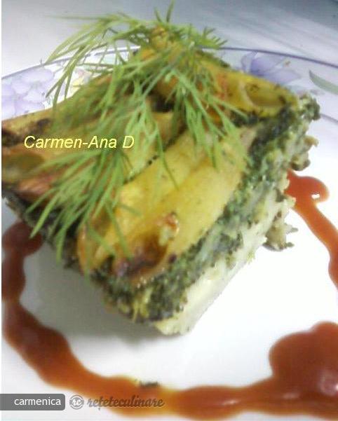 Penne cu Spanac