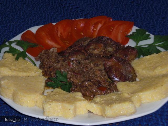 Ficatei de Pui cu Mamaliguta