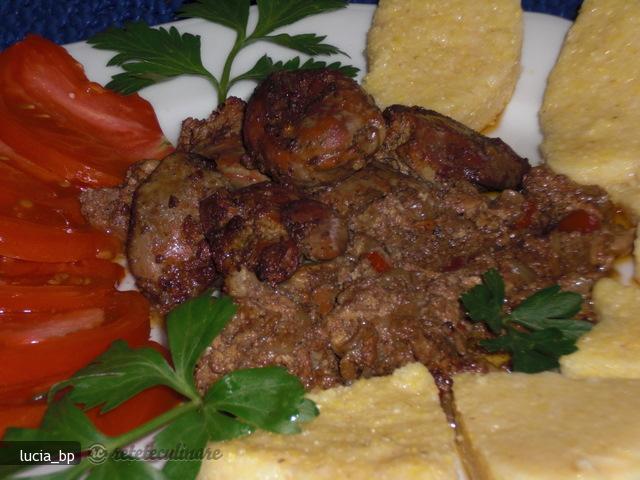 Ficatei de Pui cu Mamaliguta