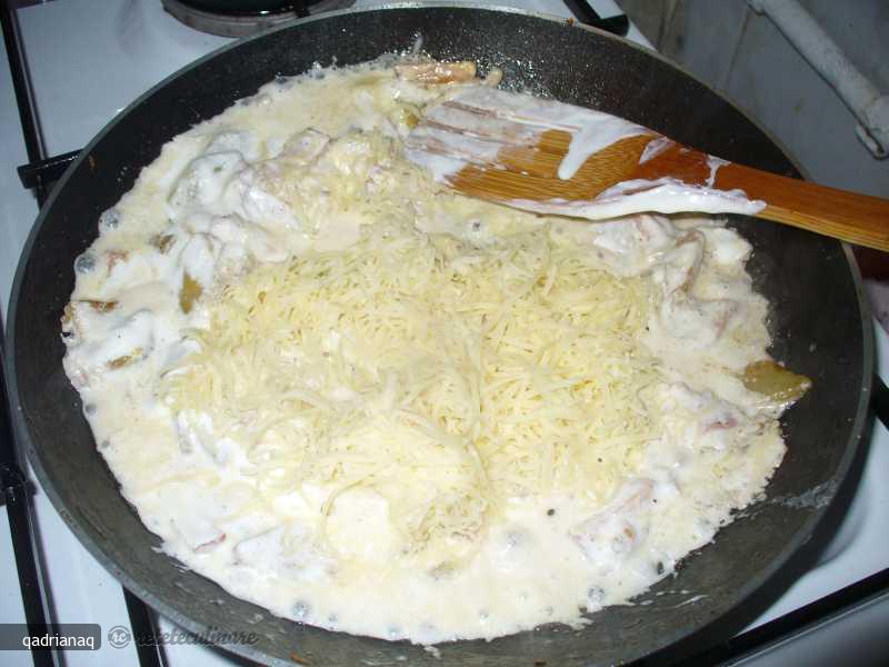 Paste Carbonara cu Dovlecel