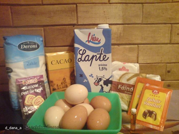 Prajitura cu Crema de Ciocolata