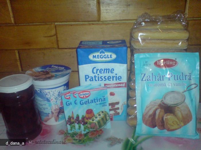 Tort de Frisca cu Visine