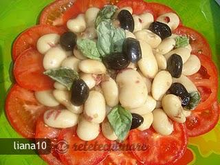 Salata de Fasole Boabe cu Rosii
