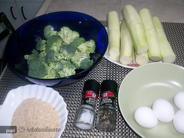Broccoli si Zucchini Pane