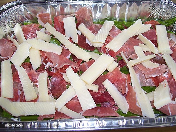 Sparanghel cu Sunca si Branza