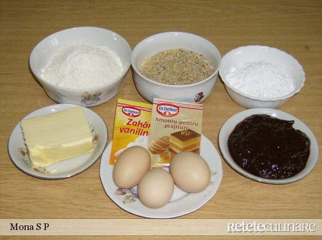 Linzer - Prajitura cu crema de nuca