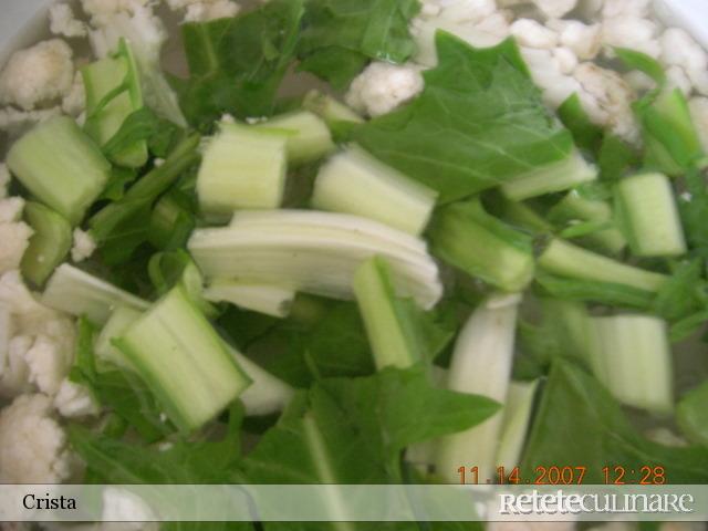 Cavatelli cu cicoare si conopida