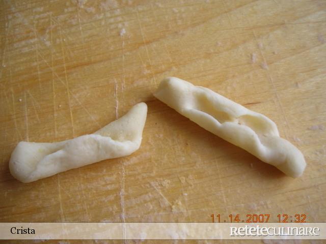 Cavatelli cu cicoare si conopida
