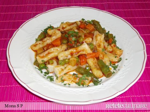 Cavatelli cu cicoare si conopida