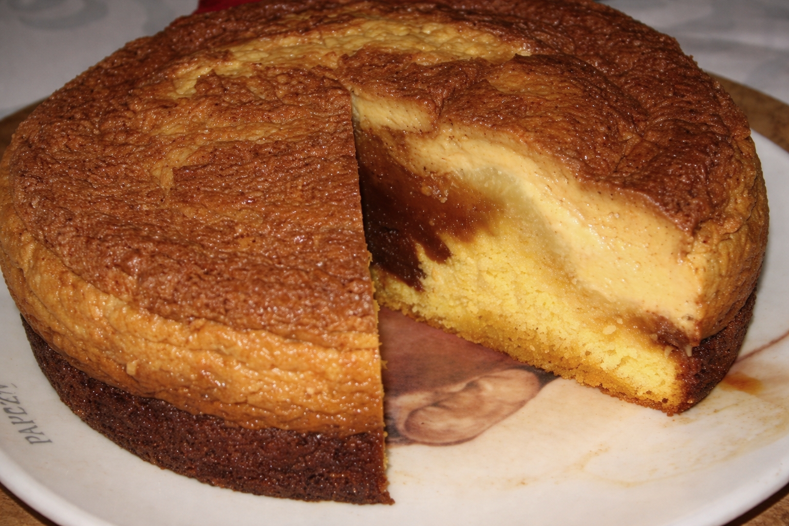 Tort din crema de zahar ars