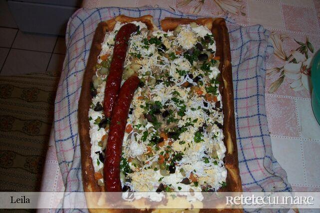 Rulada de ou cu cascaval si cabanos