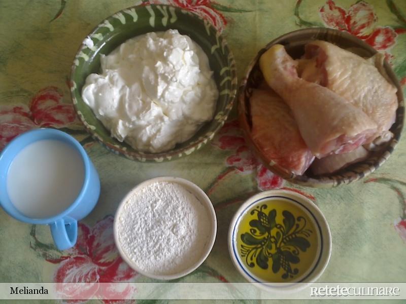 Pulpe de pui cu smantana