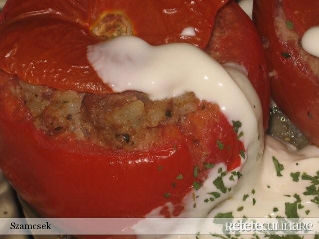 Rosii umplute cu carne si orez