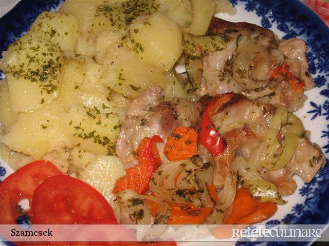 Vitel la cuptor cu cartofi