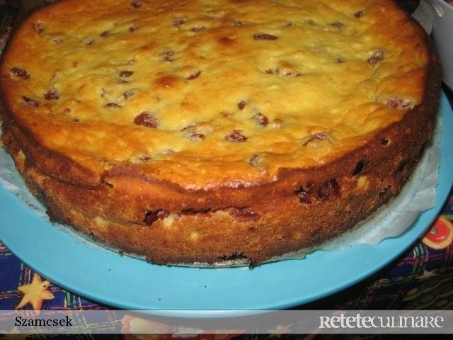 Prajitura cu branza dulce si visine