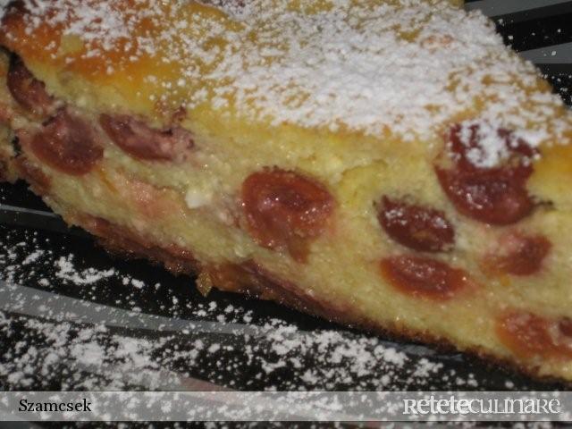 Prajitura cu branza dulce si visine