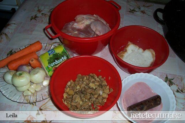 Pulpe umplute pe pat de legume