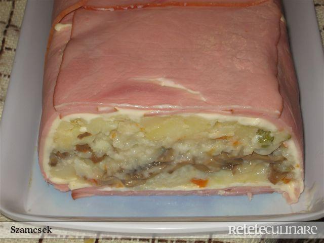 Castraveti cu branza si somon afumat
