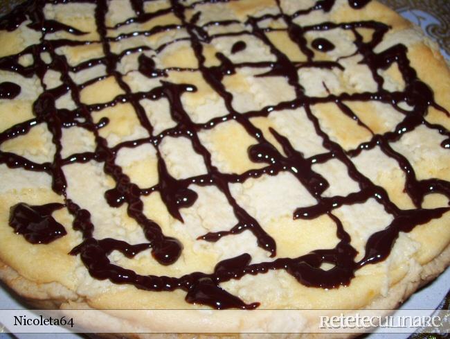 Tarta Cu Ricotta (urda) Si Ciocolata