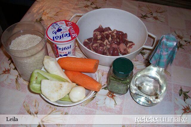 Ciorba de maruntaie de pui cu tarhon