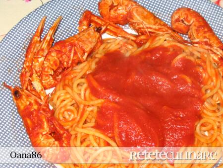 Sgambi Medii cu Spaghetti