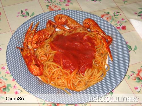 Sgambi Medii cu Spaghetti