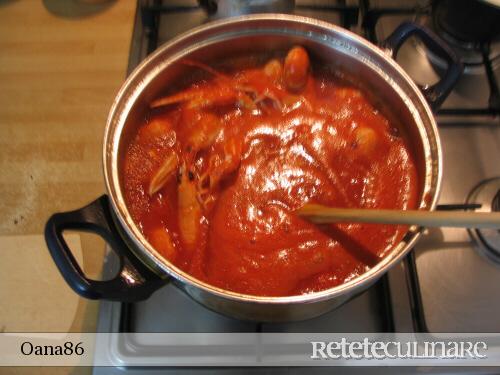 Sgambi Medii cu Spaghetti