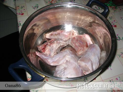 Carne de Iepure cu Sos de Rosii