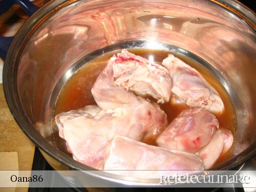 Carne de Iepure cu Sos de Rosii