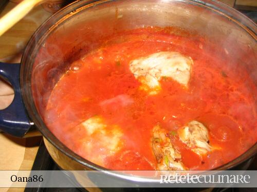 Carne de Iepure cu Sos de Rosii