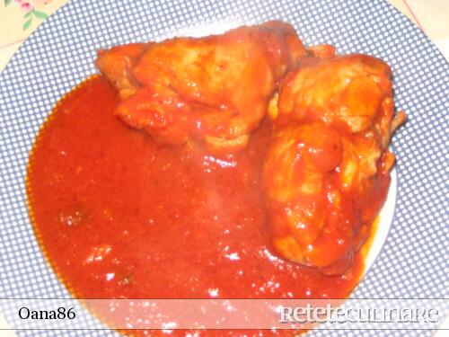 Carne de Iepure cu Sos de Rosii