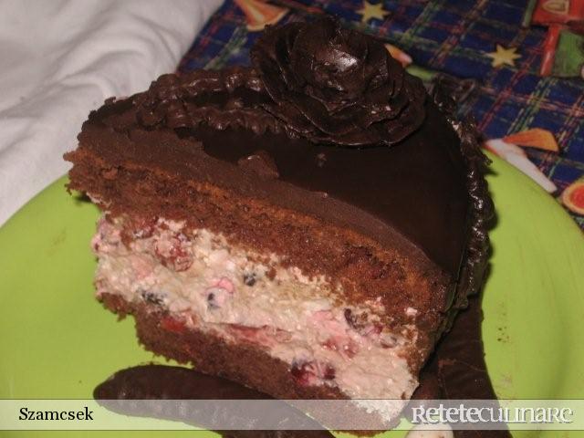 Tort Cu Ciocolata Si Visine