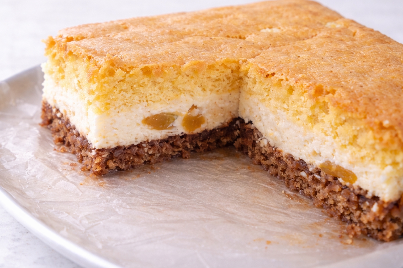 Prajitura Cu Crema De Branza Si Caise