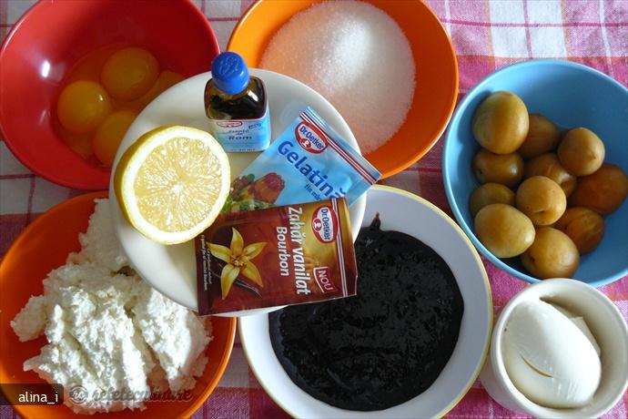 Prajitura Cu Crema De Branza Si Caise