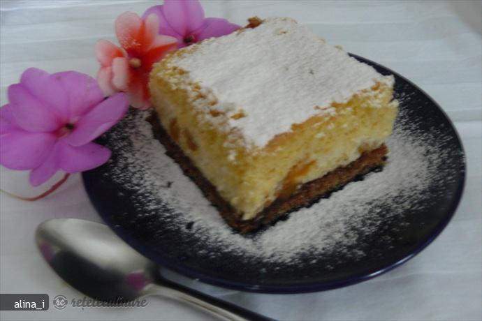 Prajitura Cu Crema De Branza Si Caise