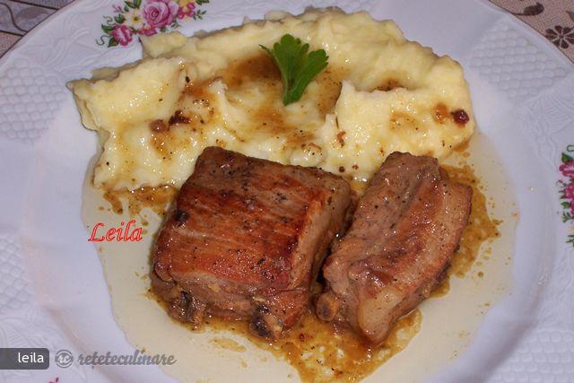 Costite Porc Cu Miere Si Tuica