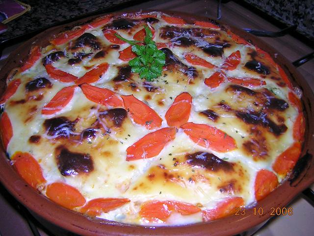 Budinca cu Spanac si Carne Tocata