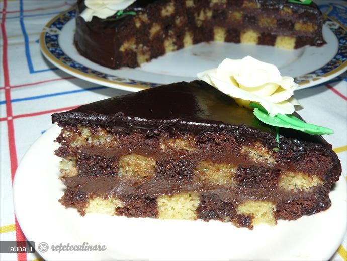 Tort Sah cu Crema de Ciocolata