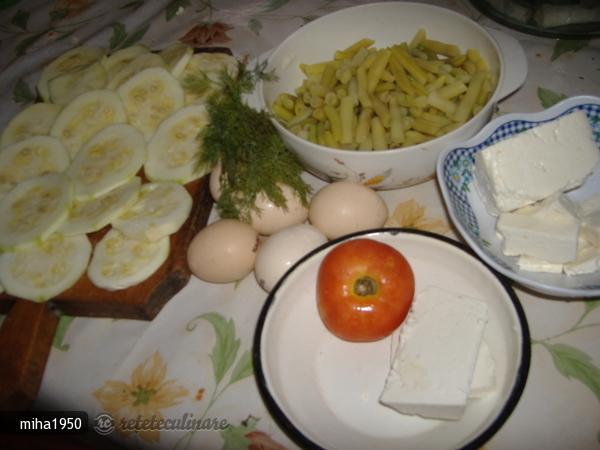 Budinca de Dovlecei si Fasole Verde